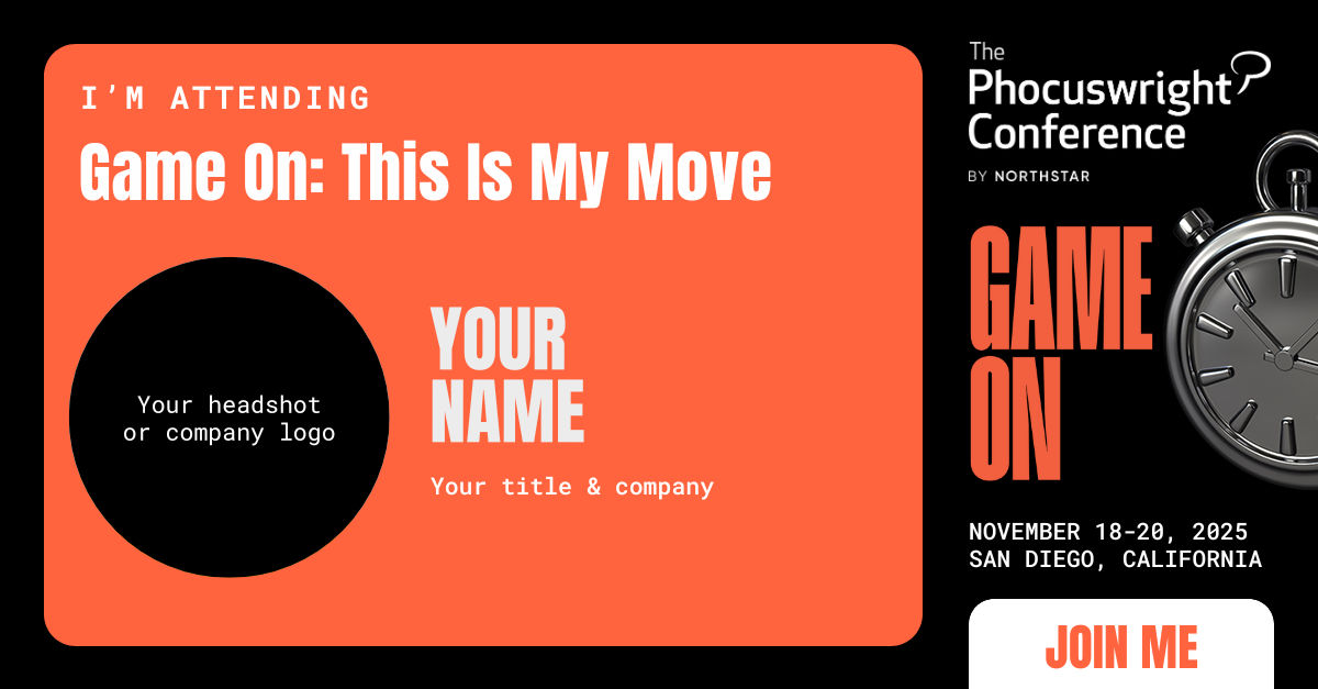 The Phocuswright Conference 2025 attendee badge
